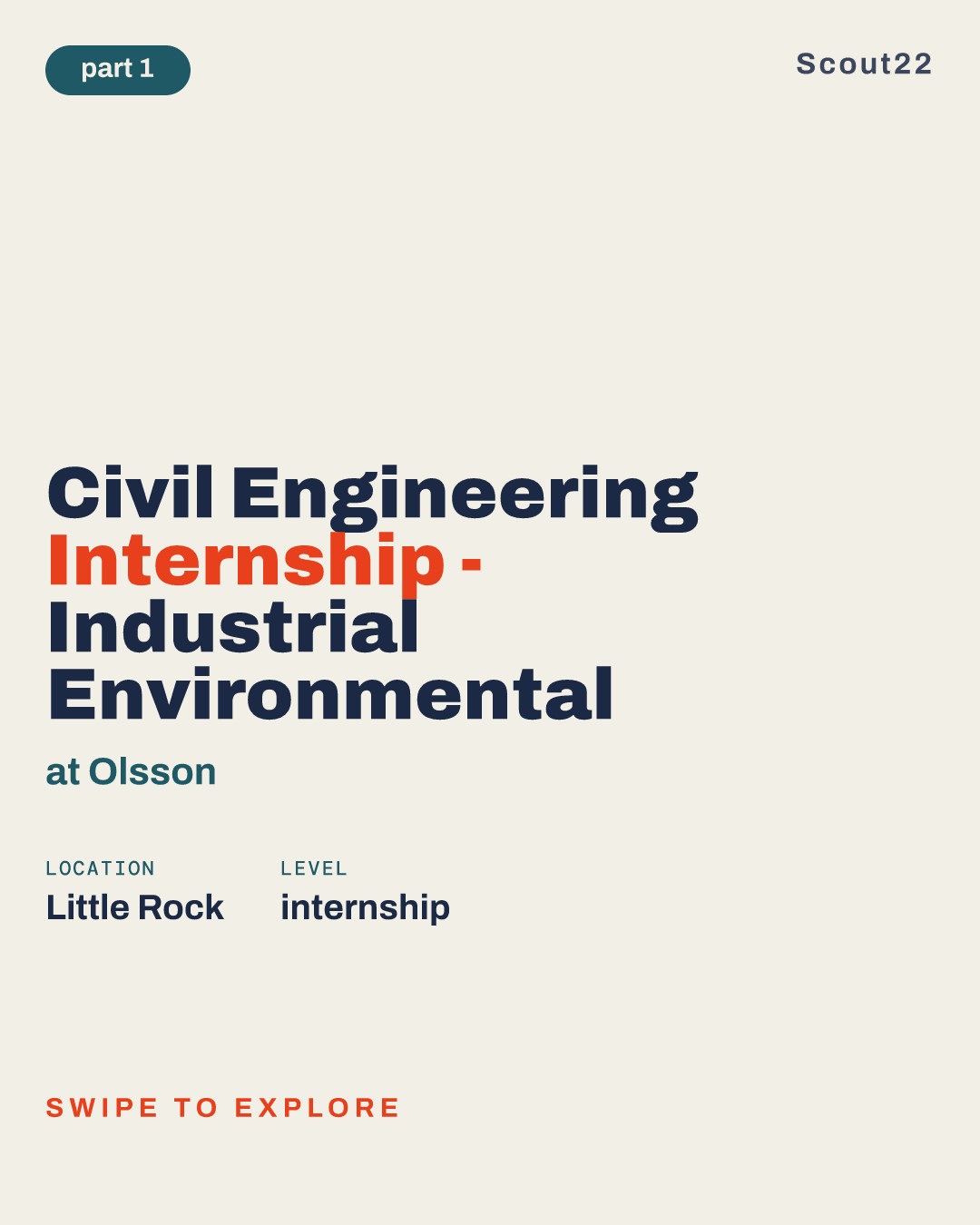 Civil Engineering Internship - Industrial Environmental at Olsson