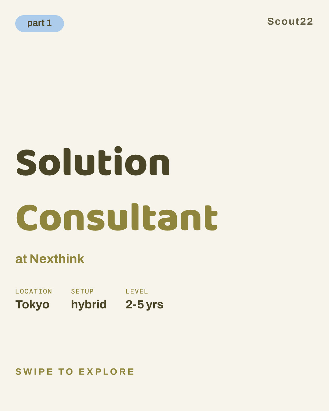 Solution Consultant at Nexthink