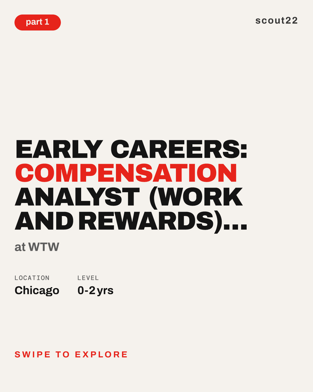 Early Careers: Compensation Analyst (Work and Rewards) - Chicago - 2027 at WTW