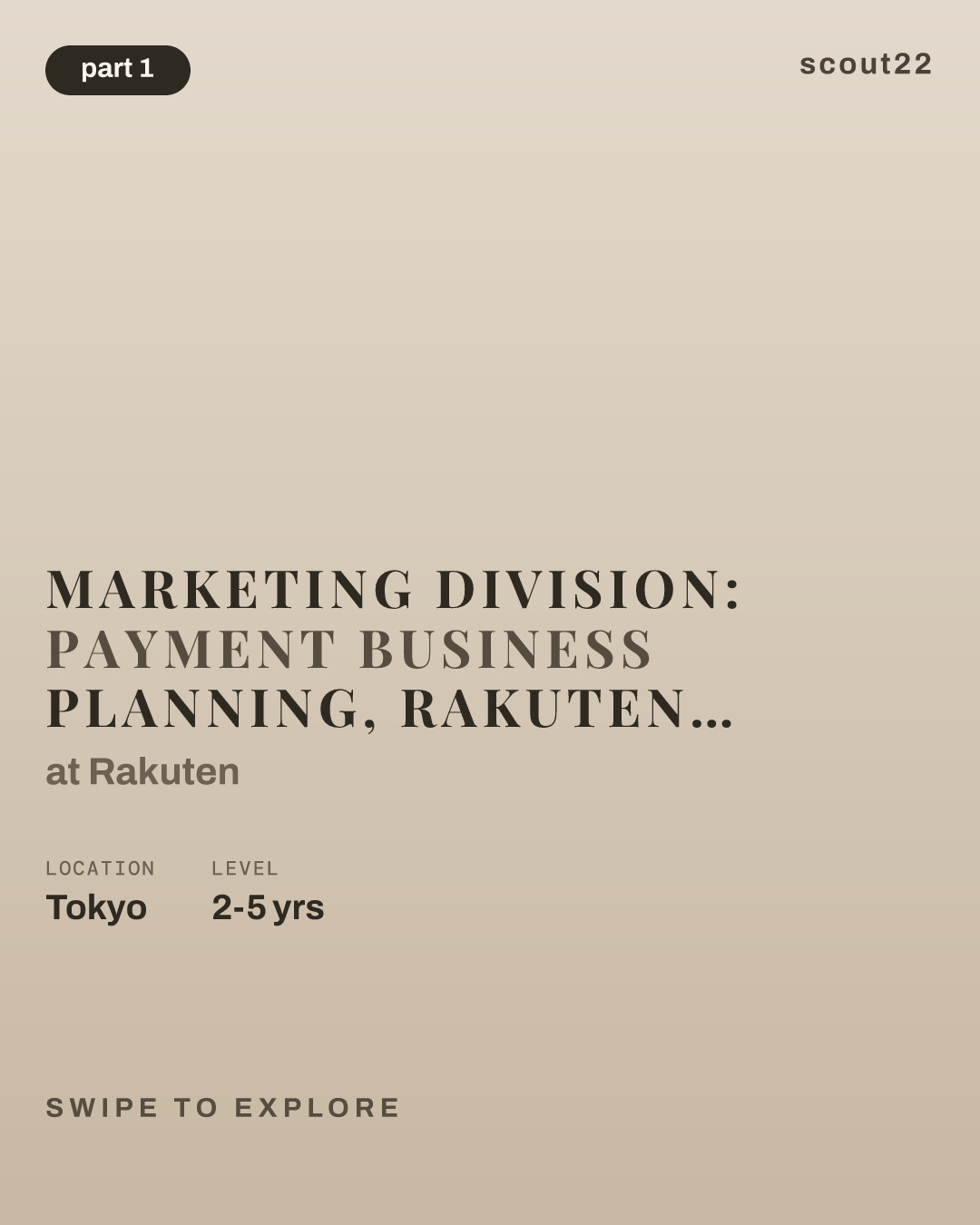 Marketing Division: Payment Business Planning, Rakuten Mobile (Data Analytics / Strategy Design) at Rakuten