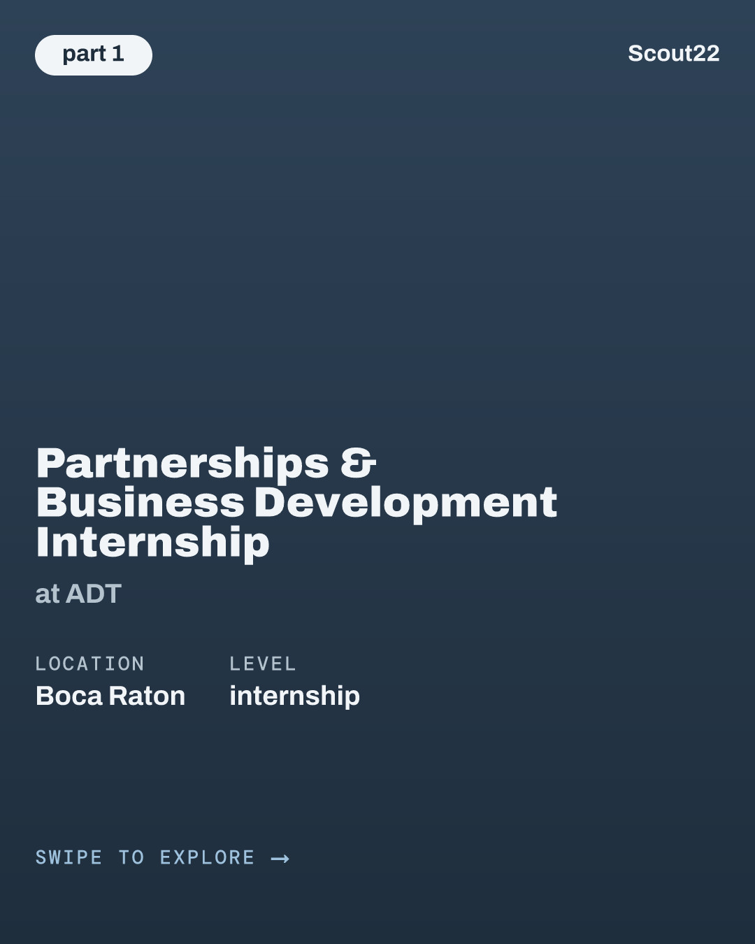 Partnerships & Business Development Internship at ADT