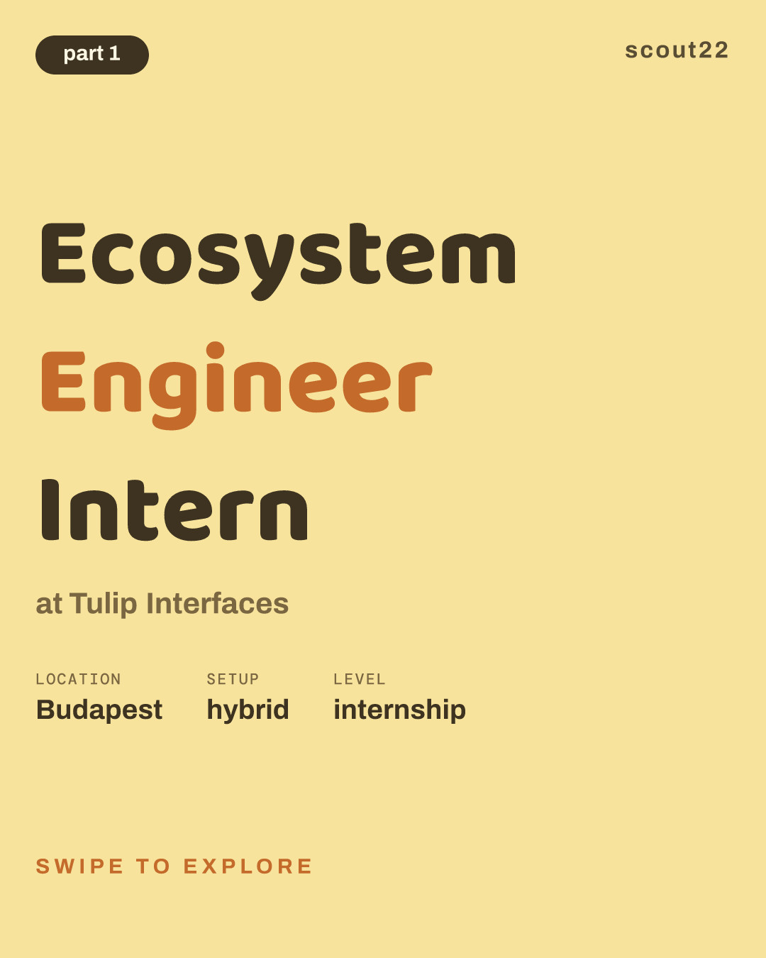 Ecosystem Engineer Intern at Tulip Interfaces