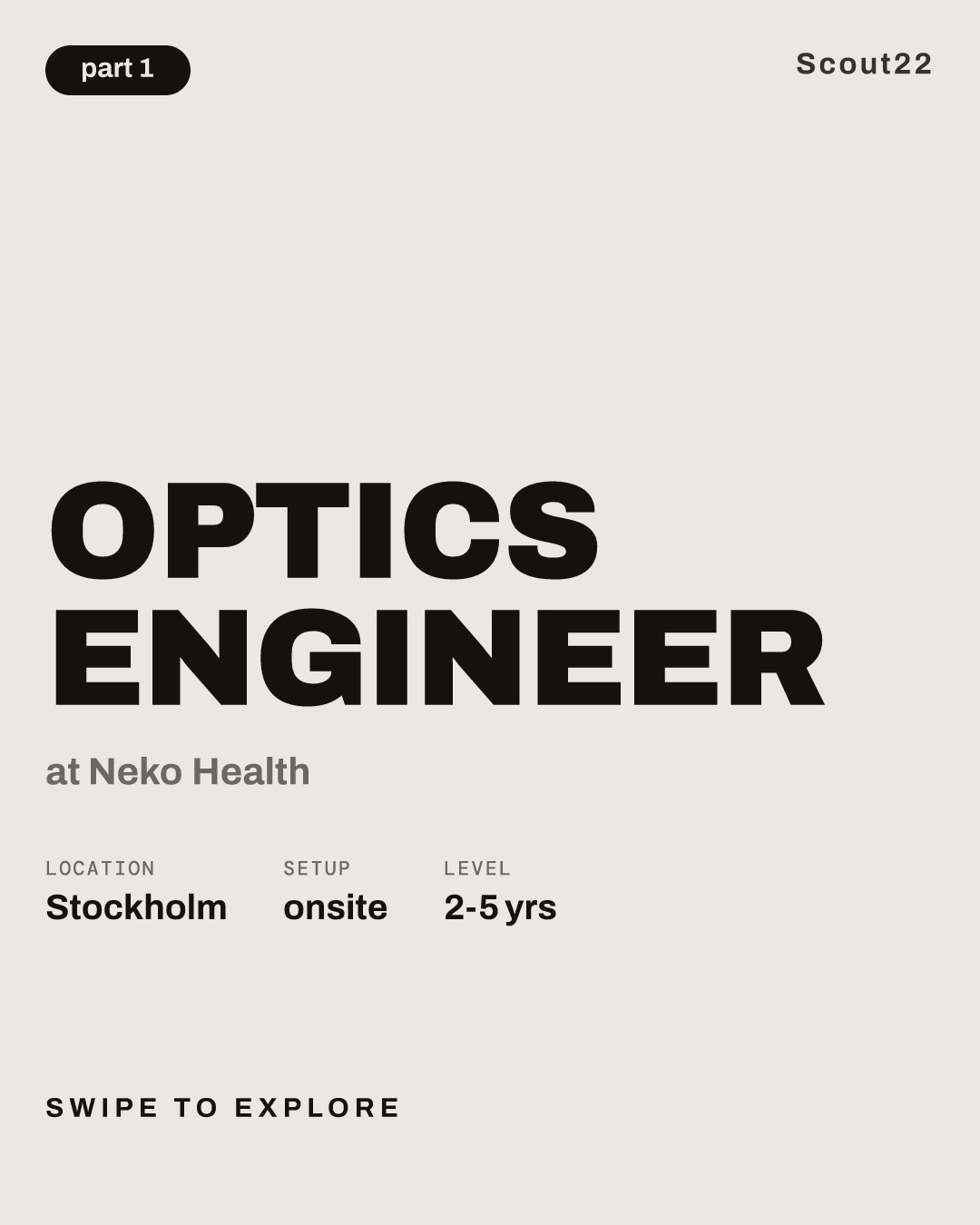 Optics Engineer at Neko Health