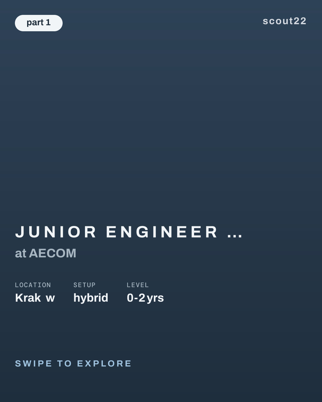 Junior Engineer - Highways (Asystent/tka Projektanta Drogowego) at AECOM