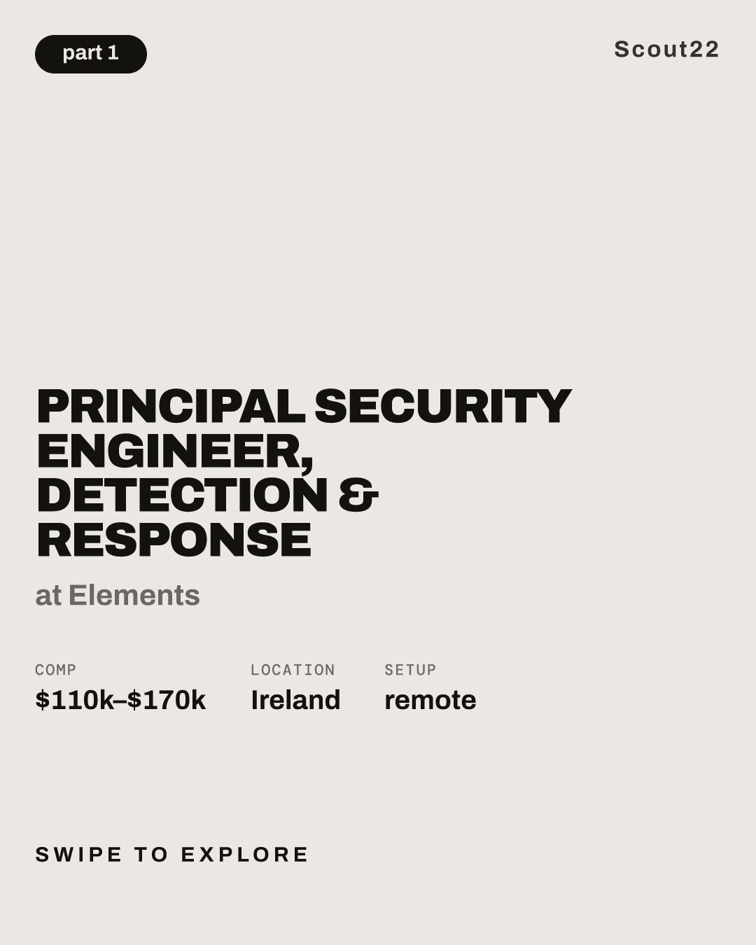 Principal Security Engineer, Detection & Response at Elements