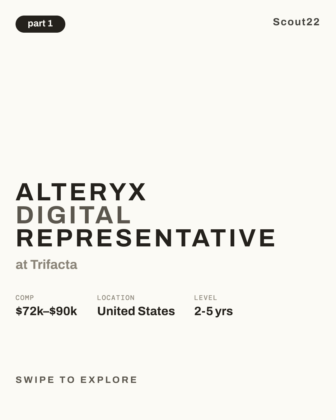 Alteryx Digital Representative at Trifacta