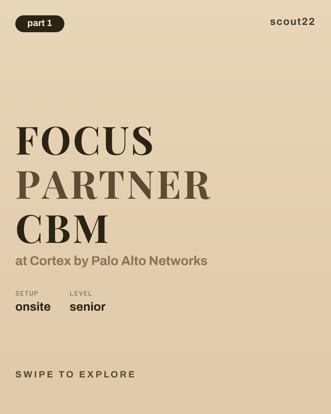Focus Partner CBM at Cortex by Palo Alto Networks