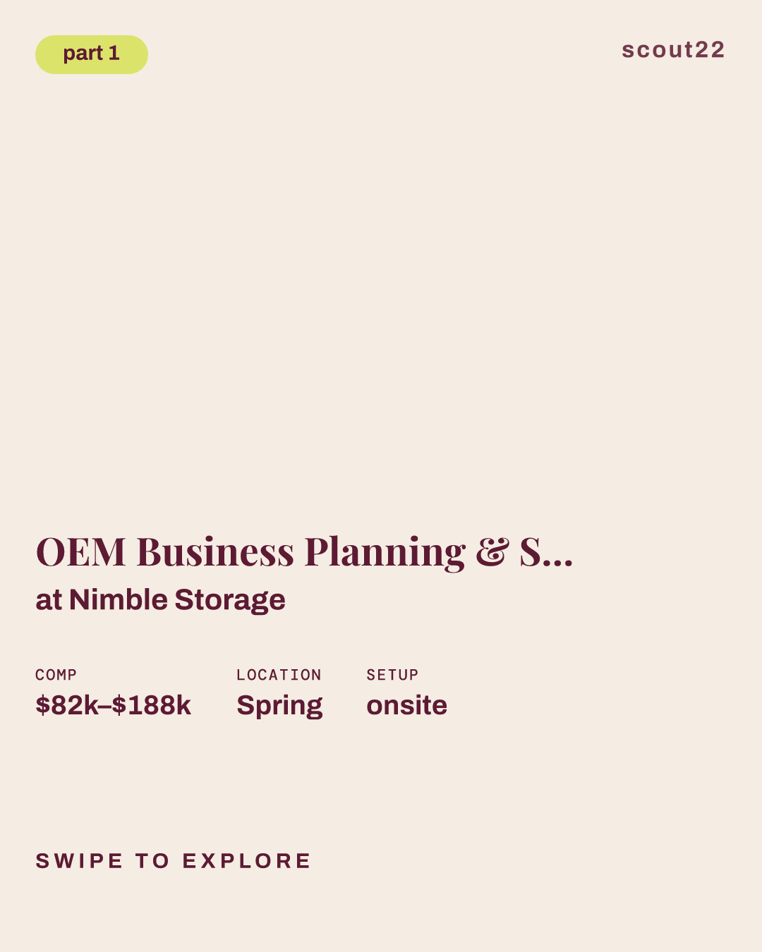 OEM Business Planning & Strategy Manager at Nimble Storage