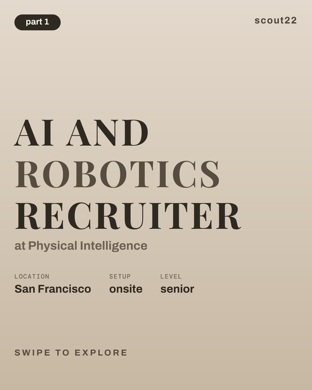 AI and Robotics Recruiter at Physical Intelligence