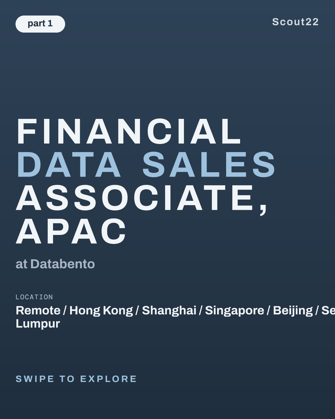 Financial Data Sales Associate, APAC at Databento