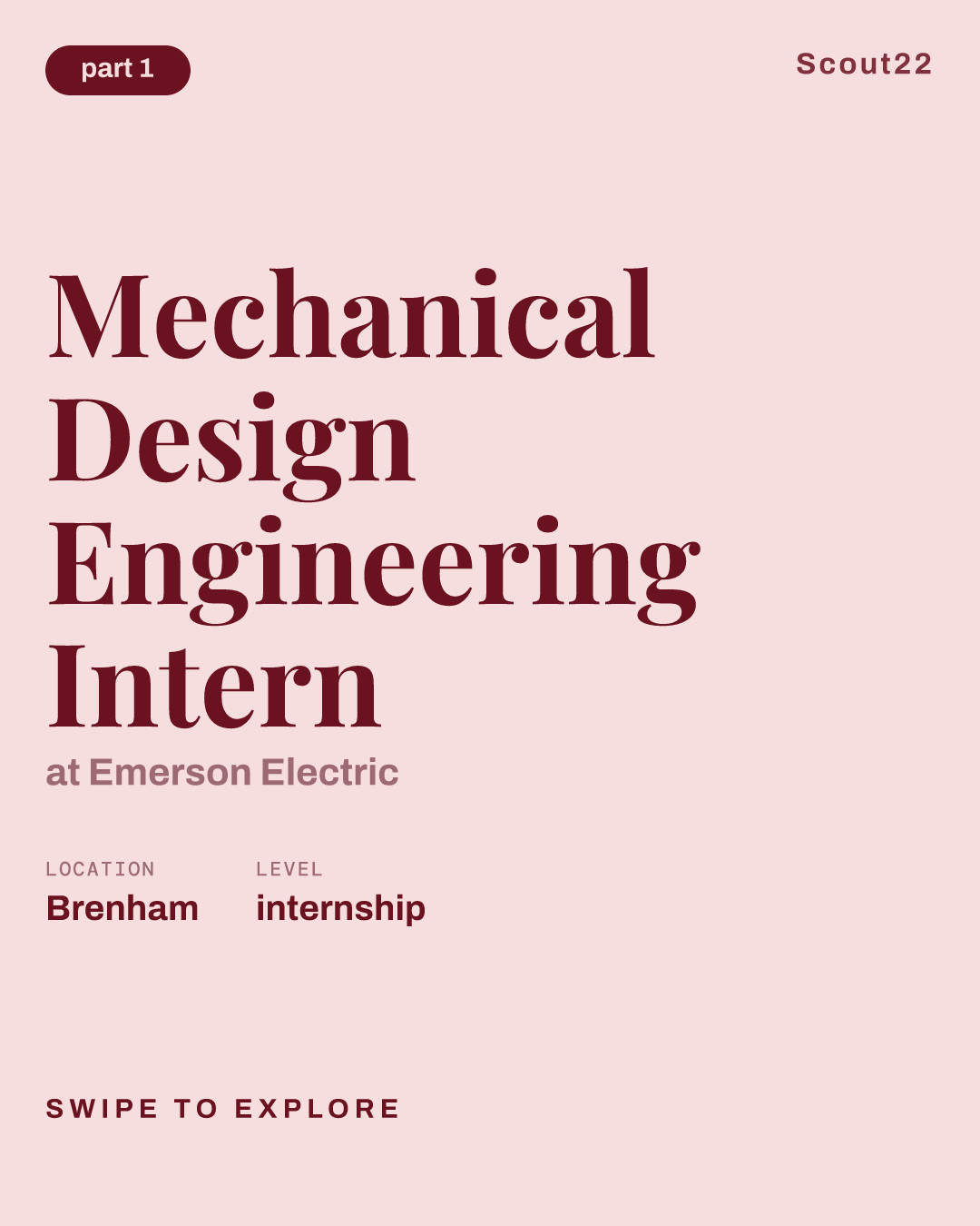 Mechanical Design Engineering Intern at Emerson Electric