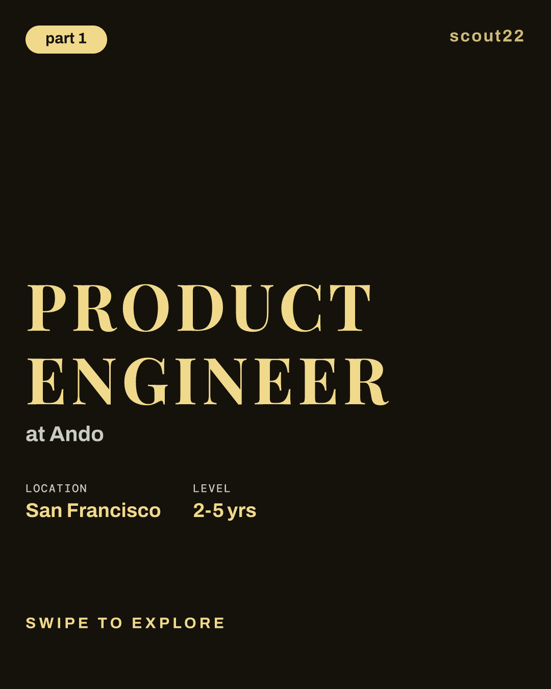 Product Engineer at Ando