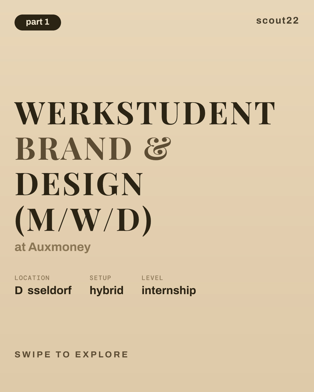 Werkstudent Brand & Design (m/w/d) at Auxmoney