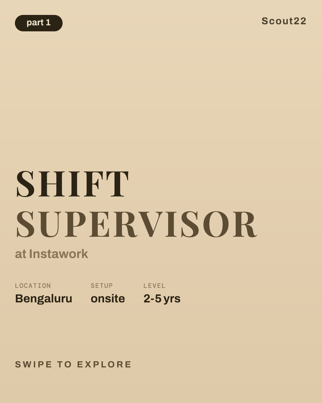 Shift Supervisor at Instawork