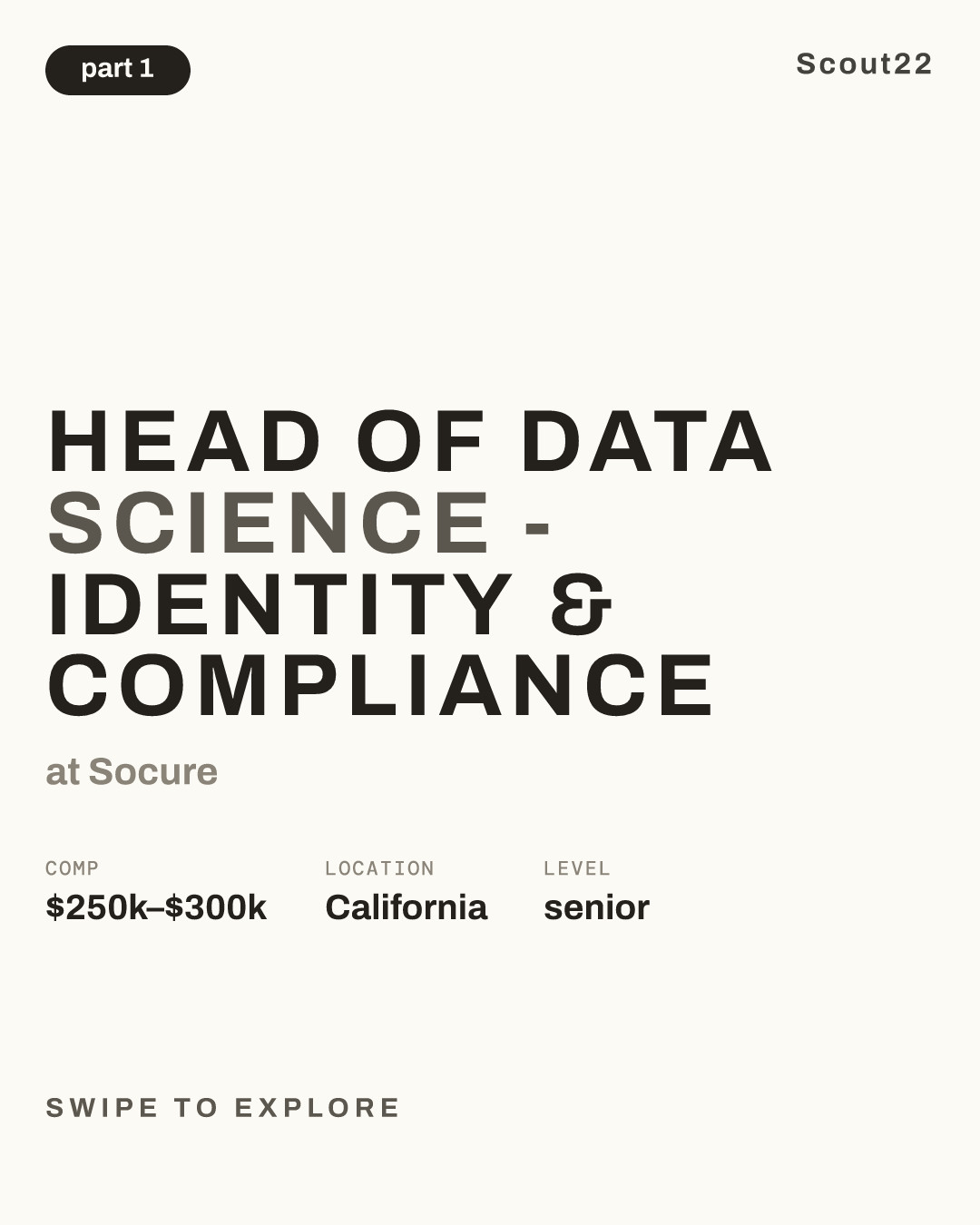 Head of Data Science - Identity & Compliance at Socure