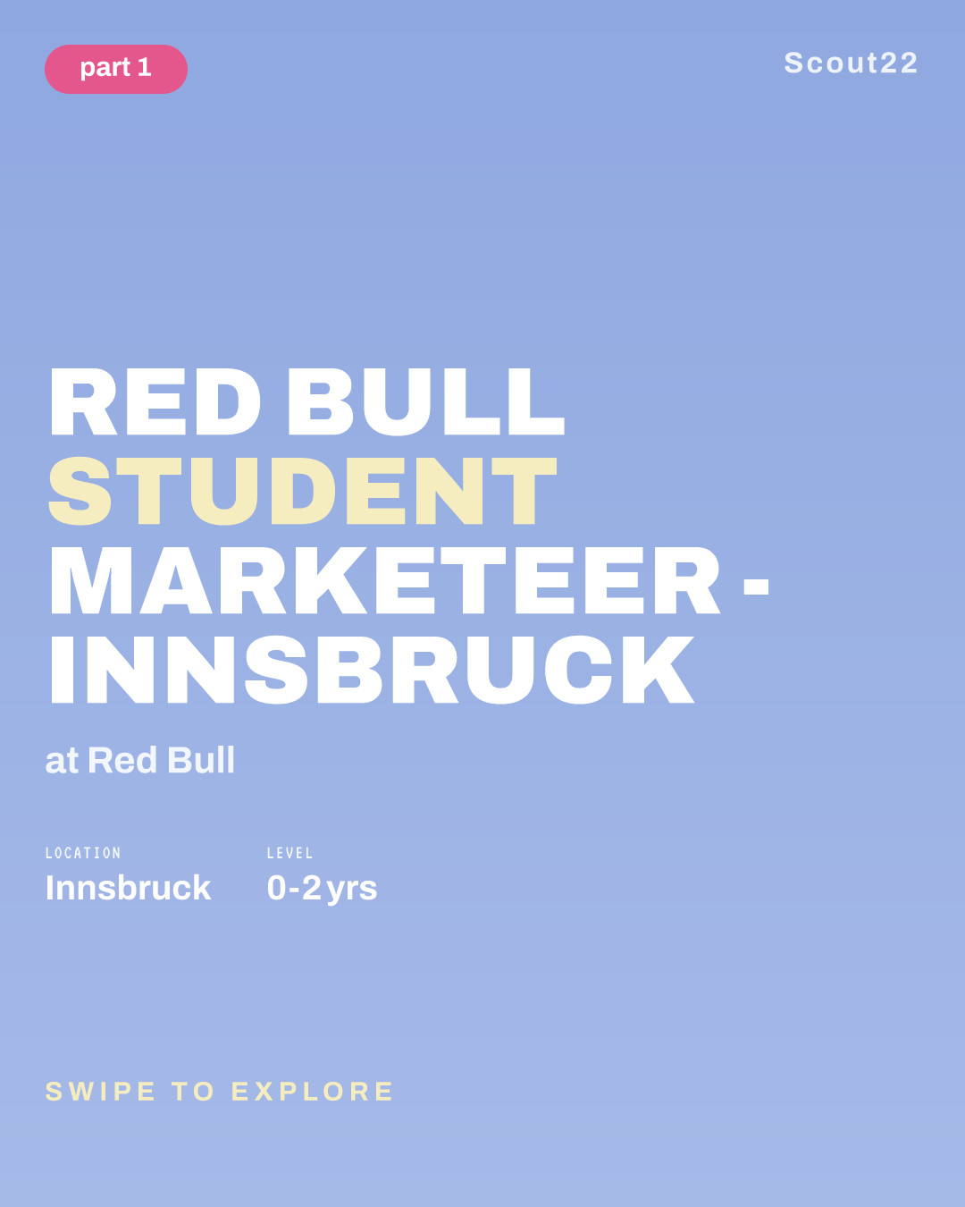 Red Bull Student Marketeer - Innsbruck at Red Bull