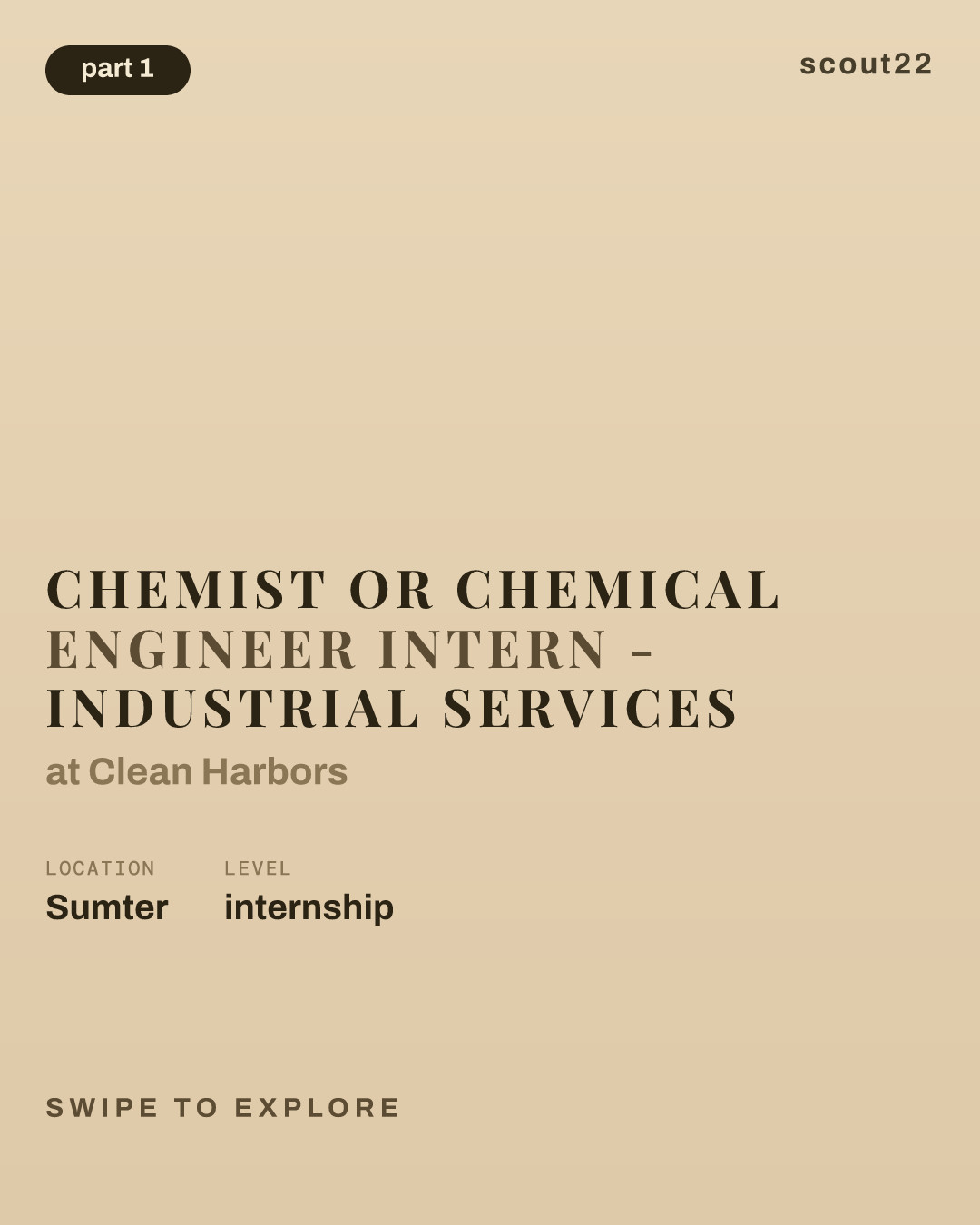 Chemist or Chemical Engineer Intern - Industrial Services at Clean Harbors