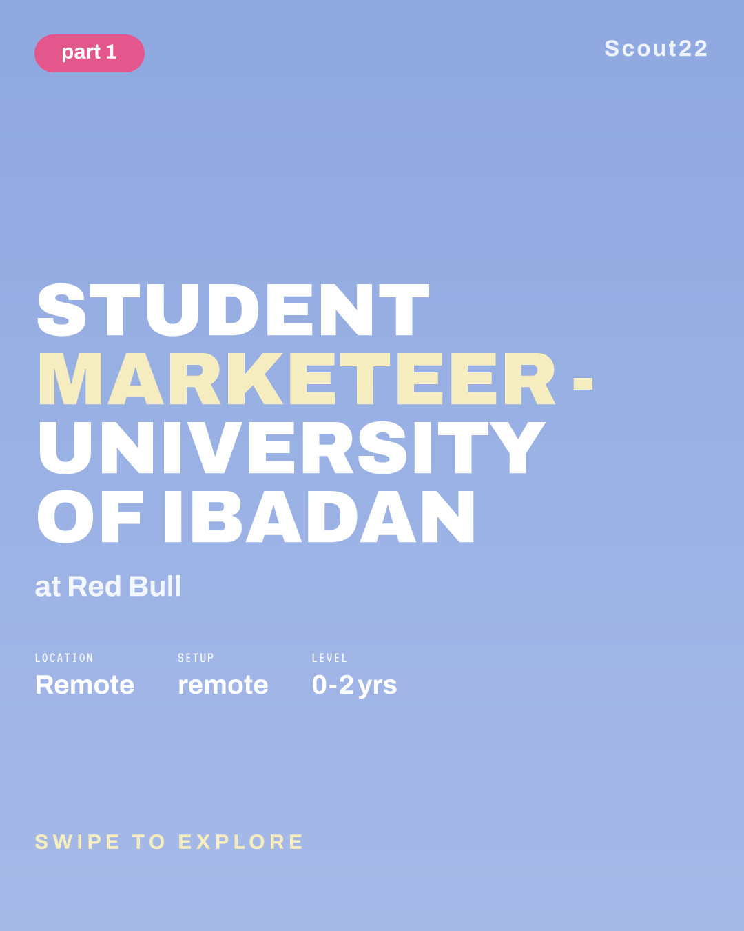 Student Marketeer - University of Ibadan at Red Bull
