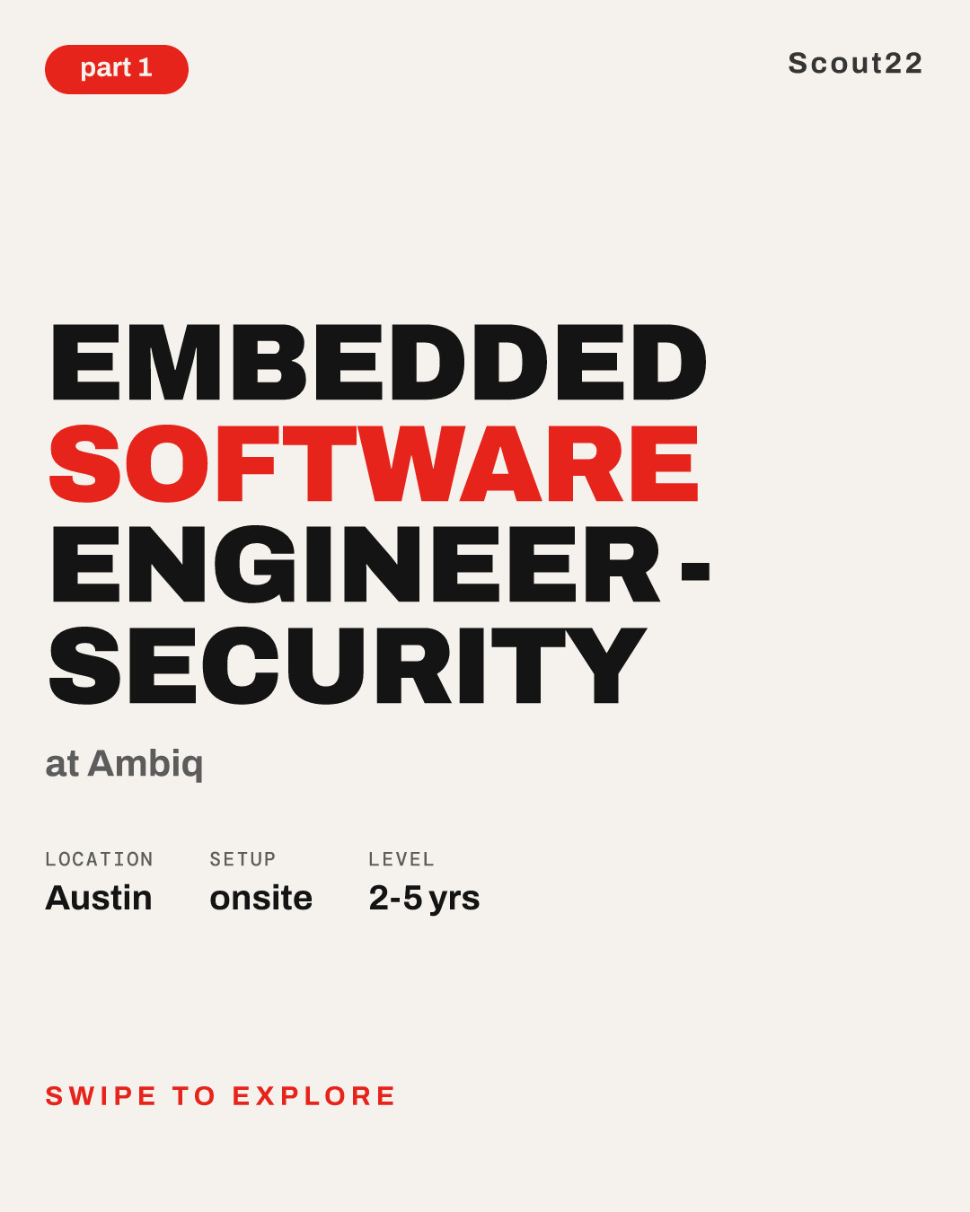 Embedded Software Engineer - Security at Ambiq
