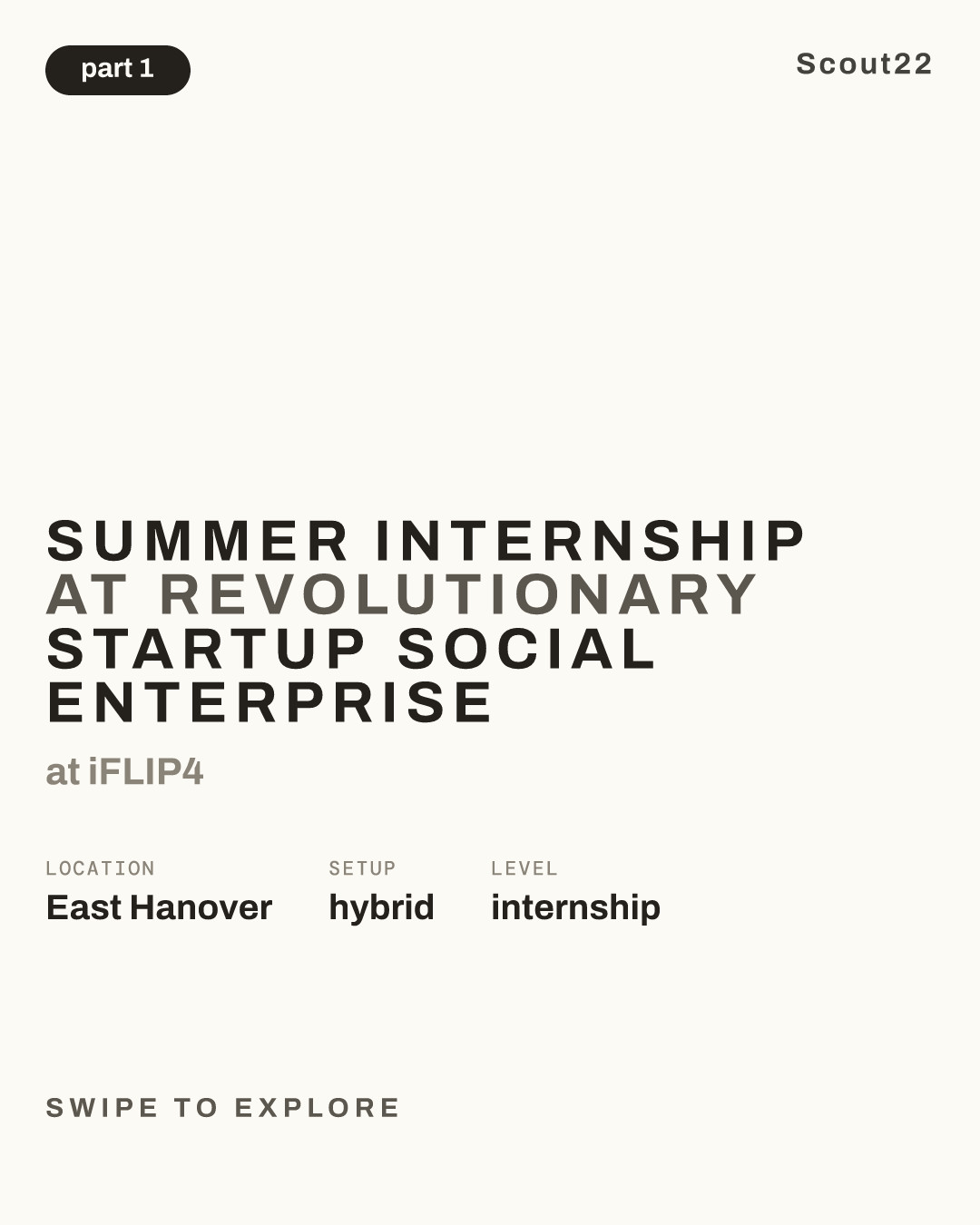 Summer Internship at Revolutionary Startup Social Enterprise at iFLIP4