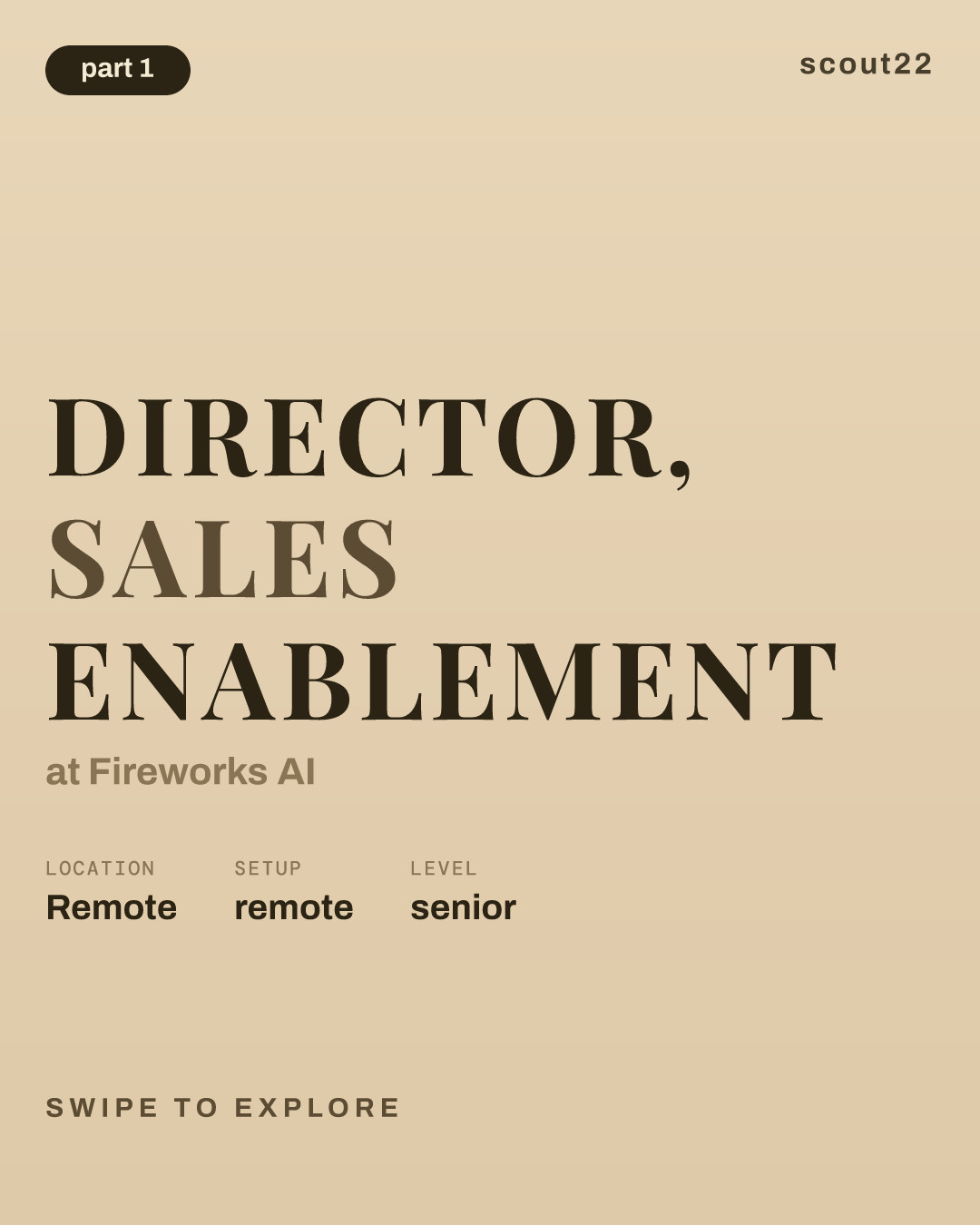 Director, Sales Enablement at Fireworks AI