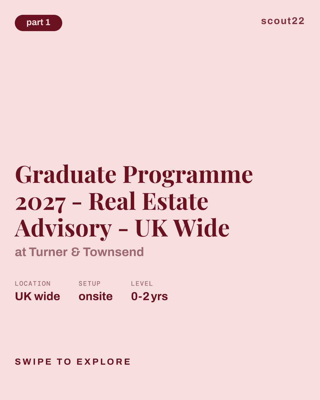 Graduate Programme 2027 - Real Estate Advisory - UK Wide at Turner & Townsend