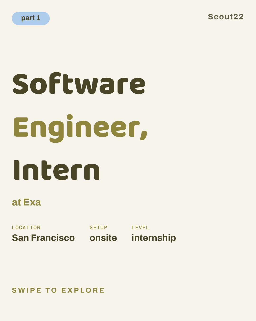 Software Engineer, Intern at Exa
