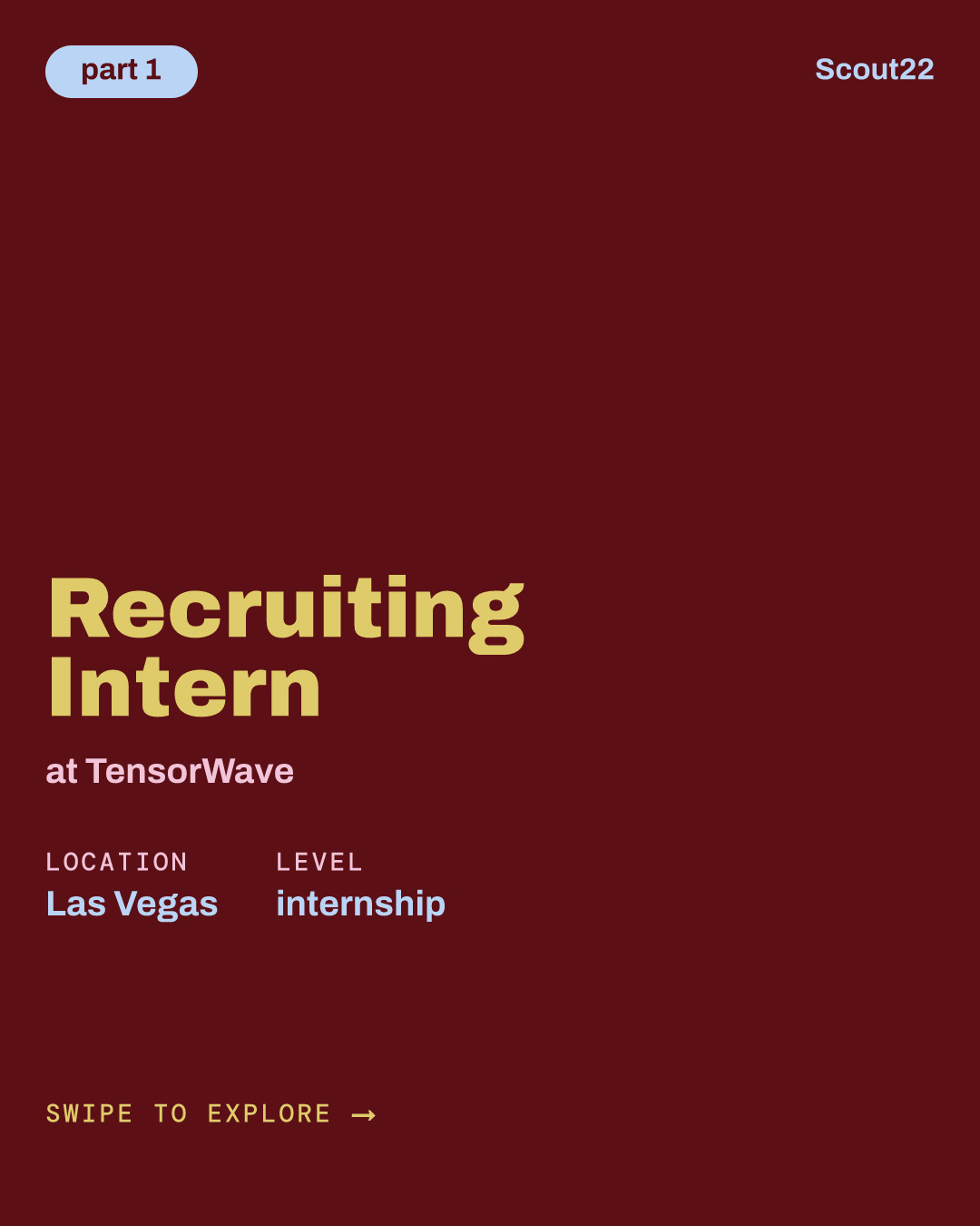Recruiting Intern at TensorWave