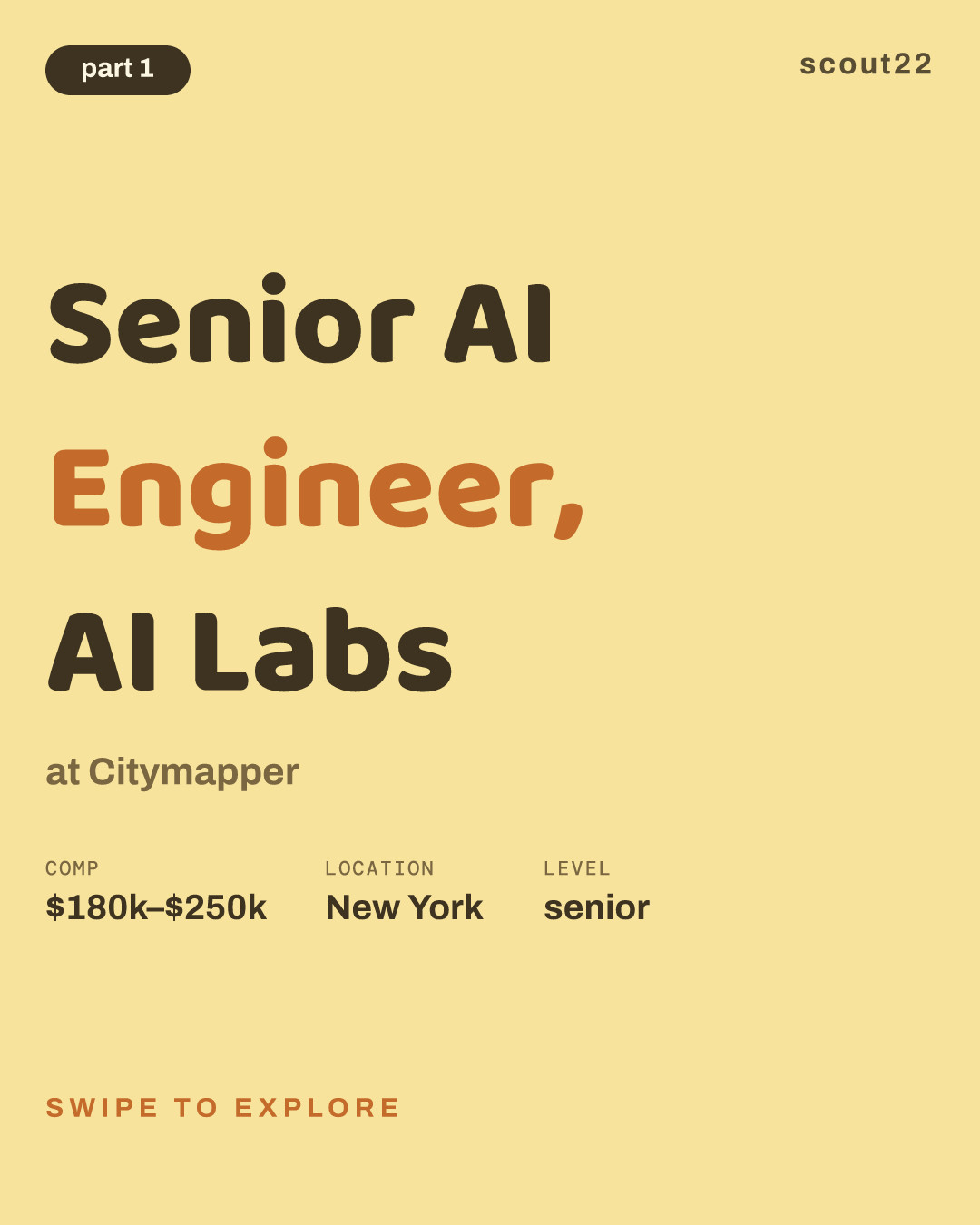 Senior AI Engineer, AI Labs at Citymapper