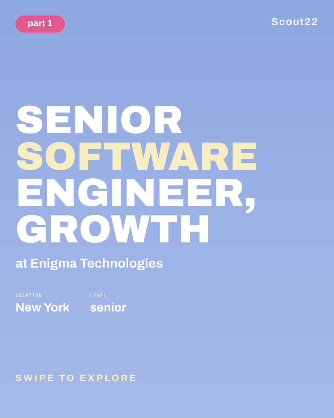 Senior Software Engineer, Growth at Enigma Technologies