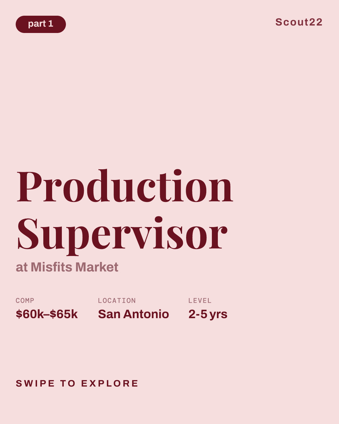 Production Supervisor at Misfits Market