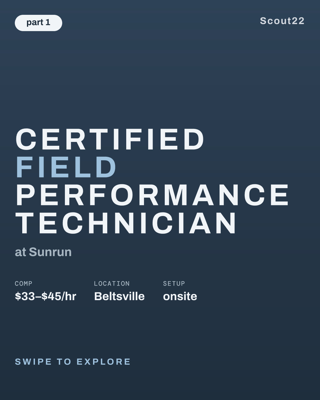Certified Field Performance Technician at Sunrun