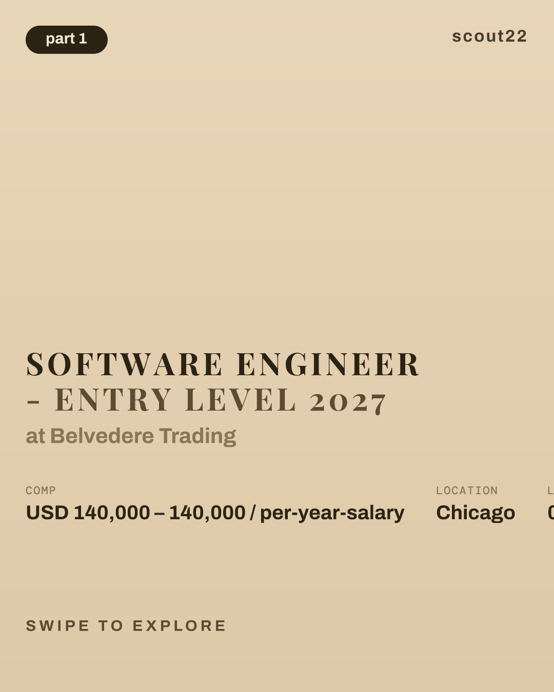 Software Engineer - Entry Level 2027 at Belvedere Trading
