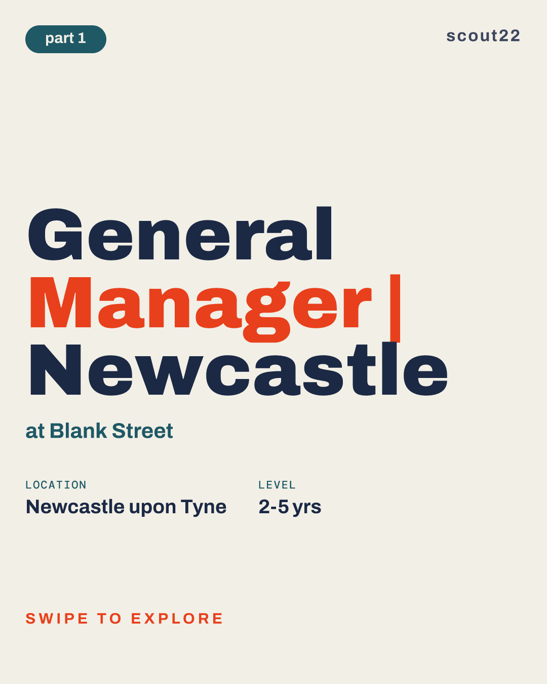 General Manager | Newcastle at Blank Street