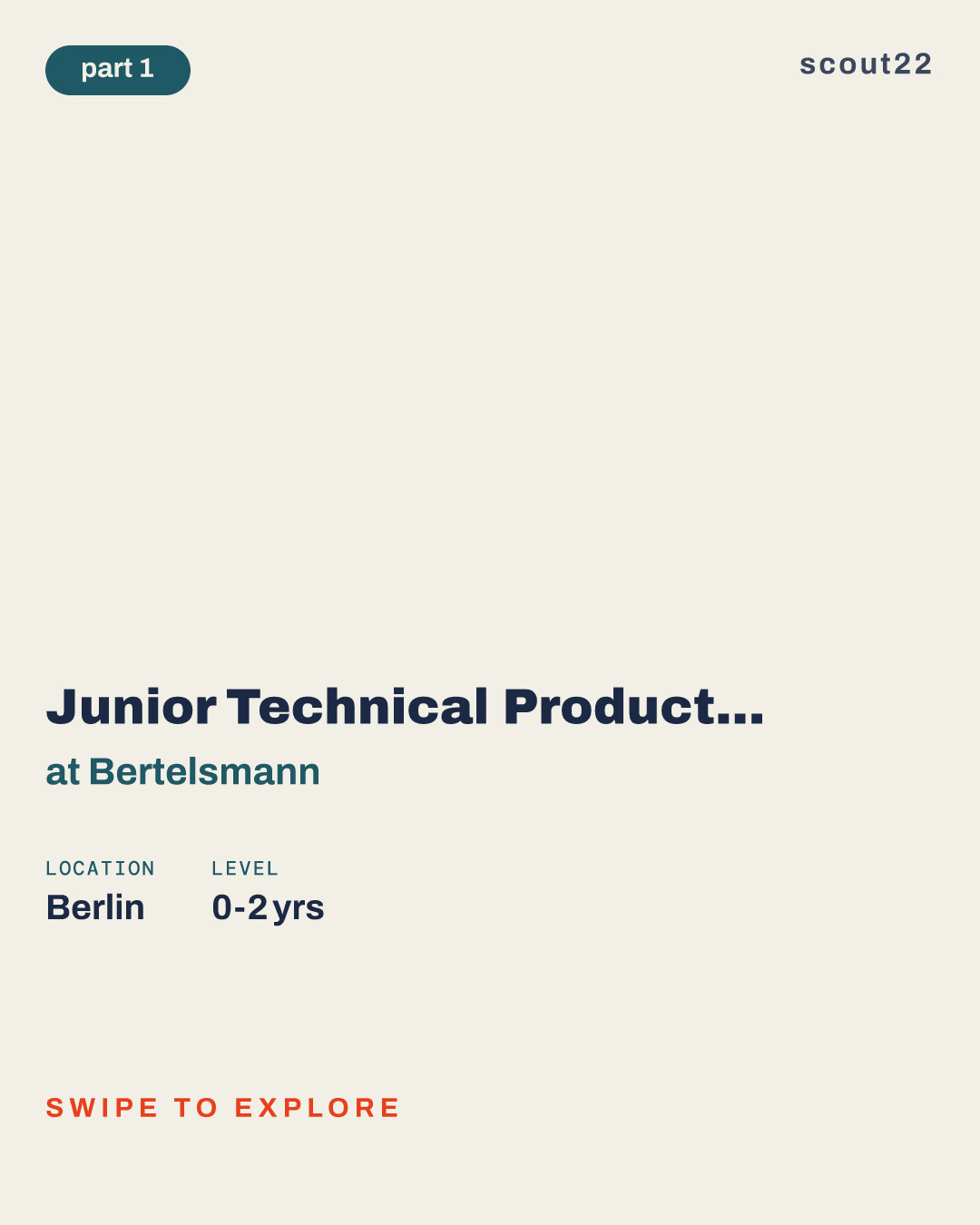 Junior Technical Product Owner (f/m/d) - Data at Bertelsmann