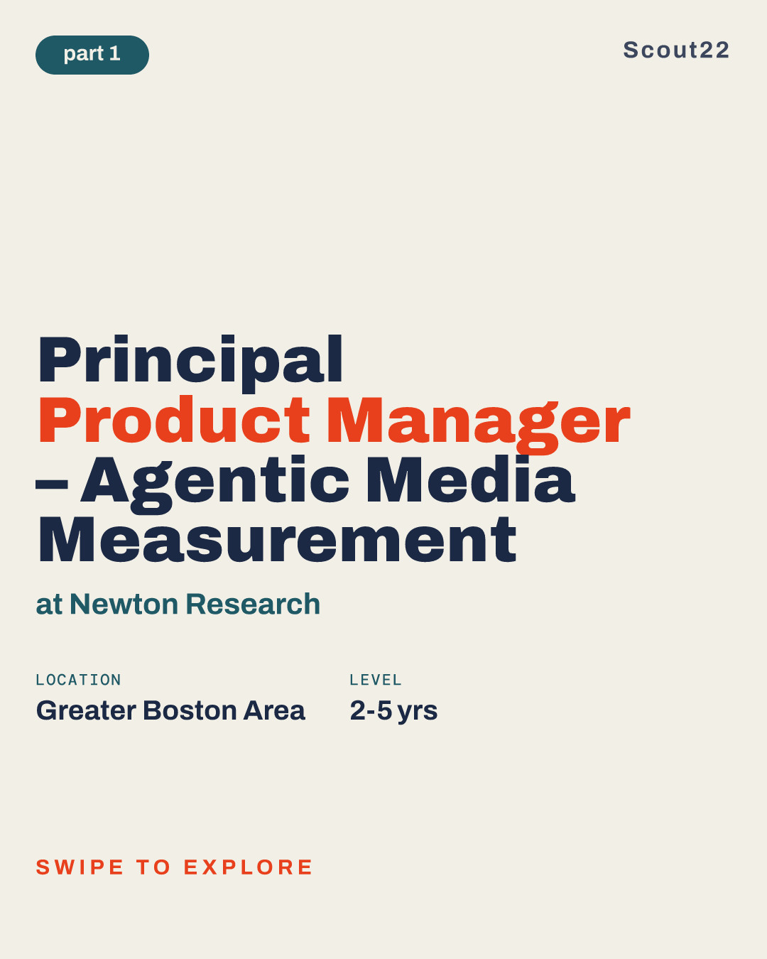 Principal Product Manager – Agentic Media Measurement at Newton Research