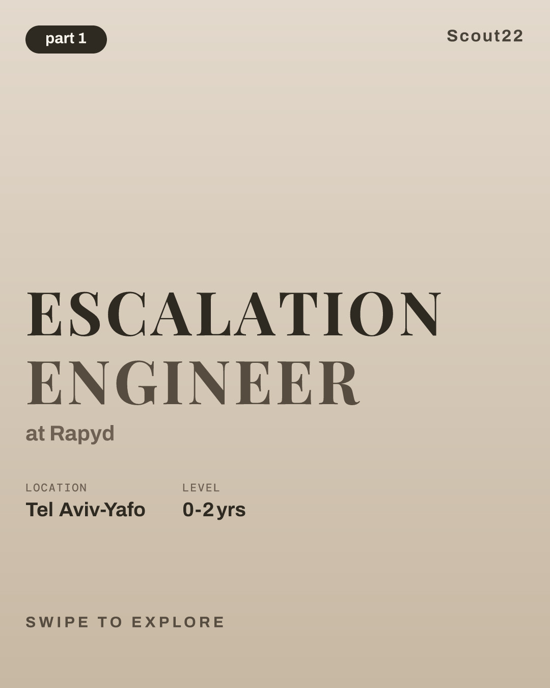 Escalation Engineer at Rapyd