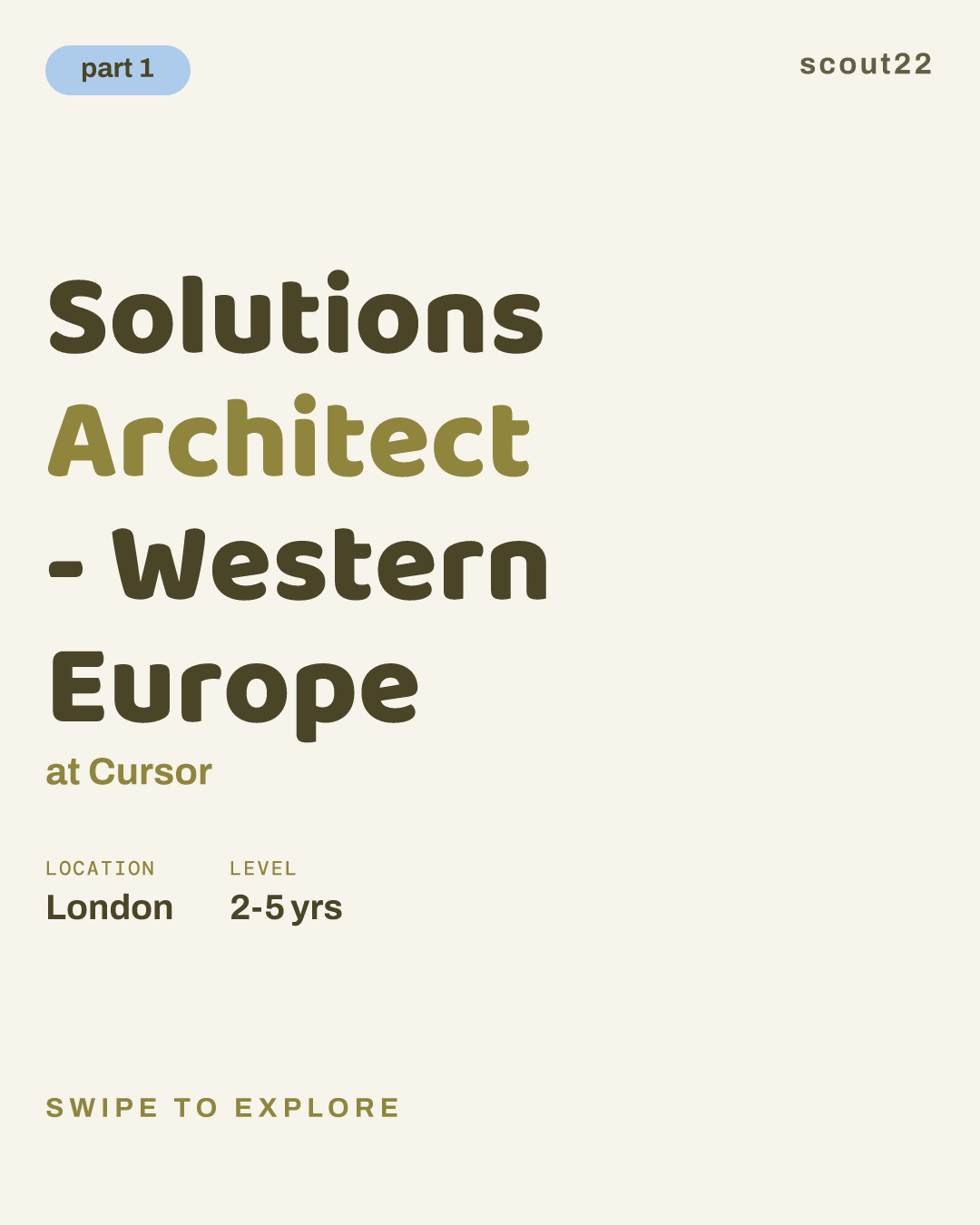 Solutions Architect - Western Europe at Cursor