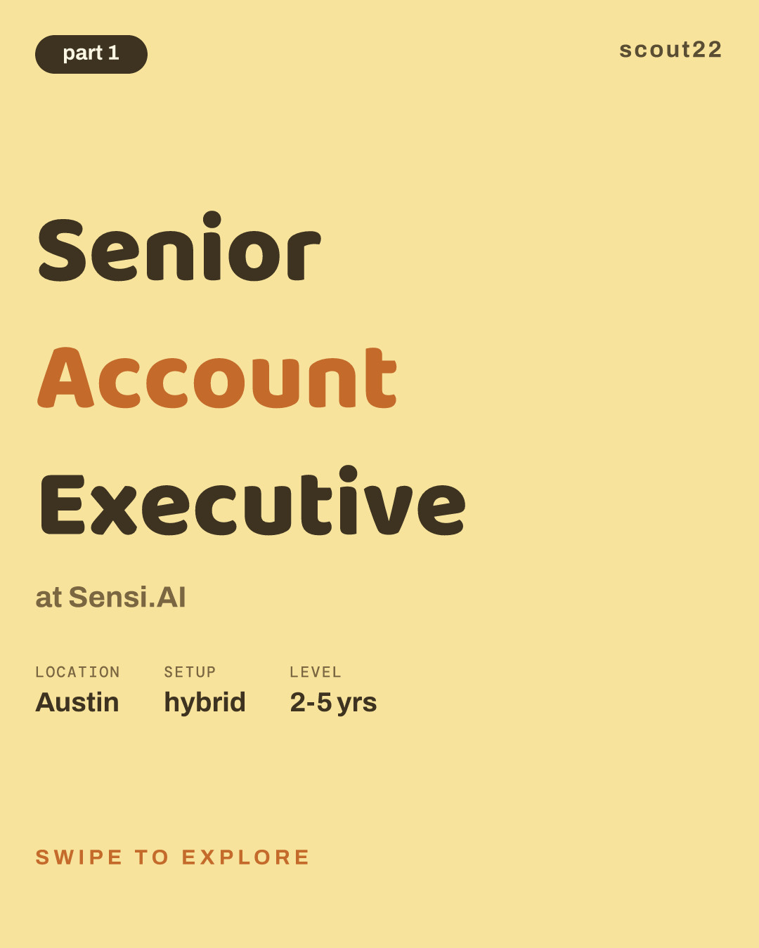 Senior Account Executive at Sensi.AI