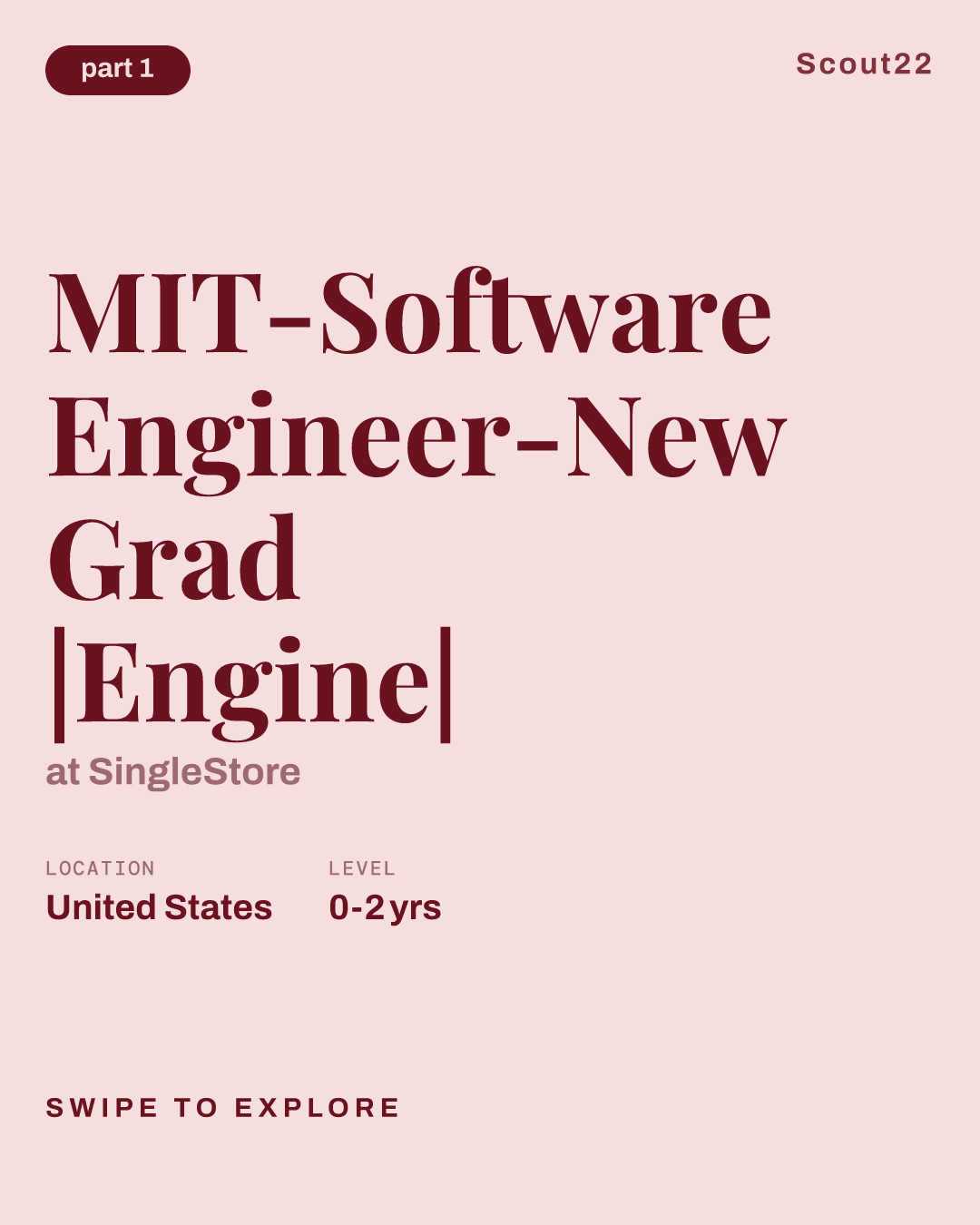 MIT-Software Engineer-New Grad |Engine| at SingleStore