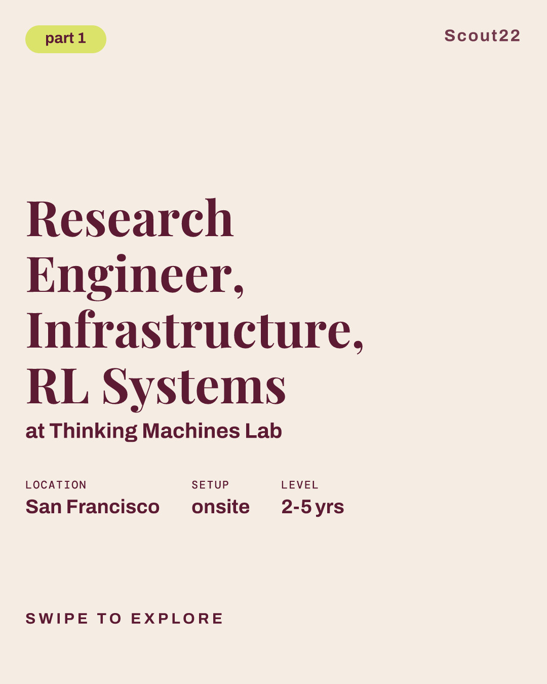 Research Engineer, Infrastructure, RL Systems at Thinking Machines Lab