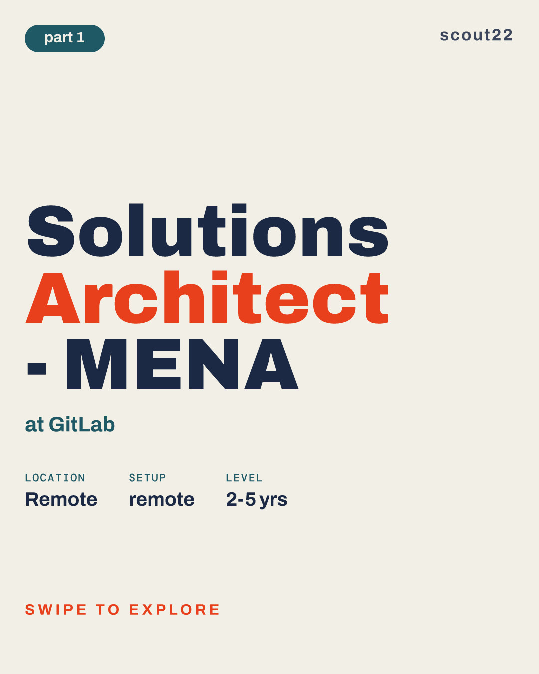 Solutions Architect - MENA at GitLab