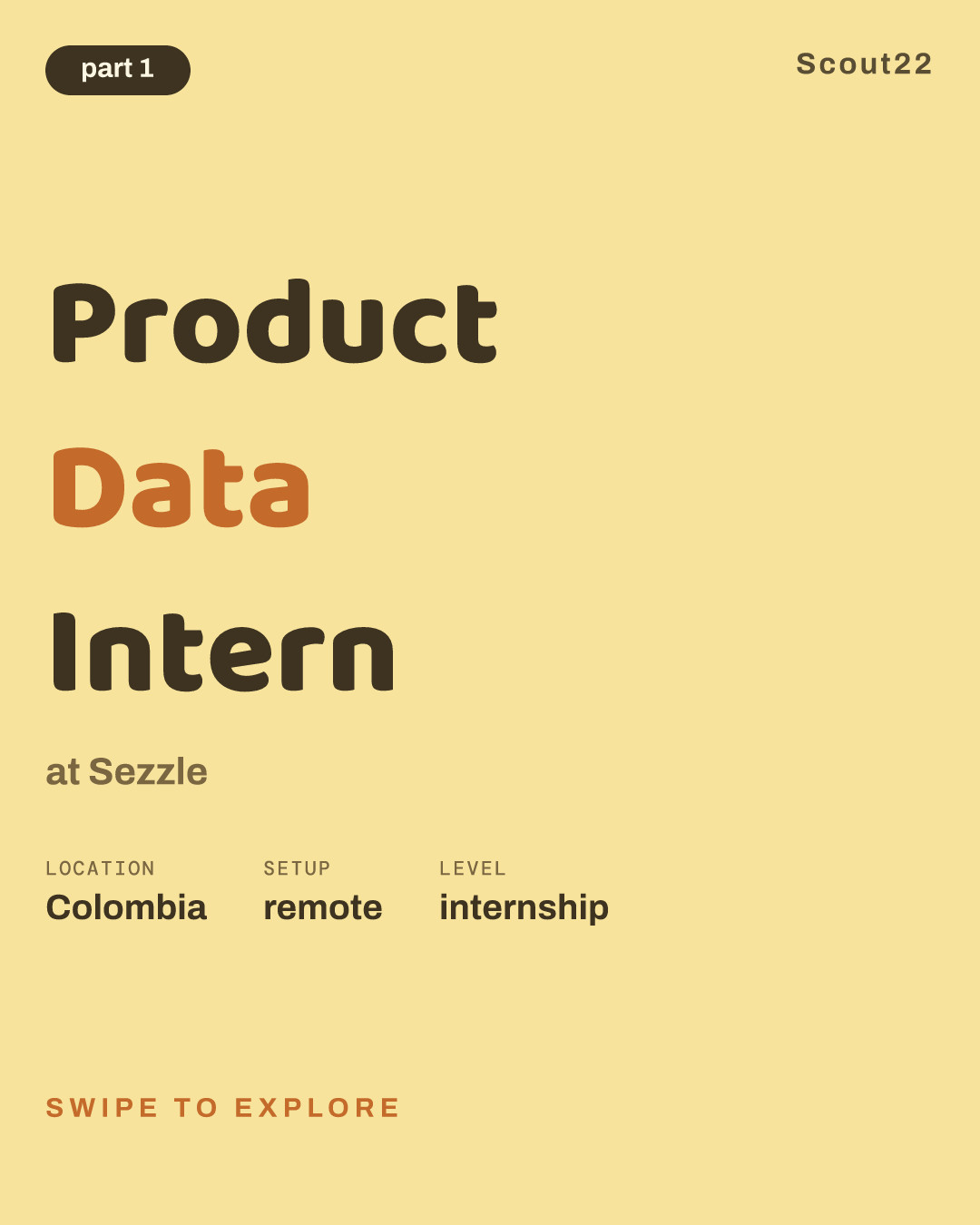 Product Data Intern at Sezzle