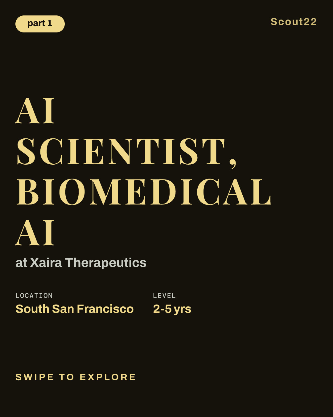 AI Scientist, BioMedical AI at Xaira Therapeutics