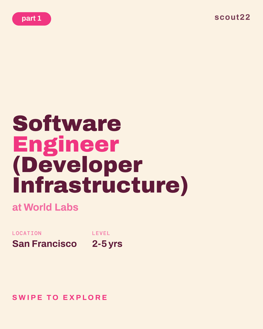 Software Engineer (Developer Infrastructure) at World Labs