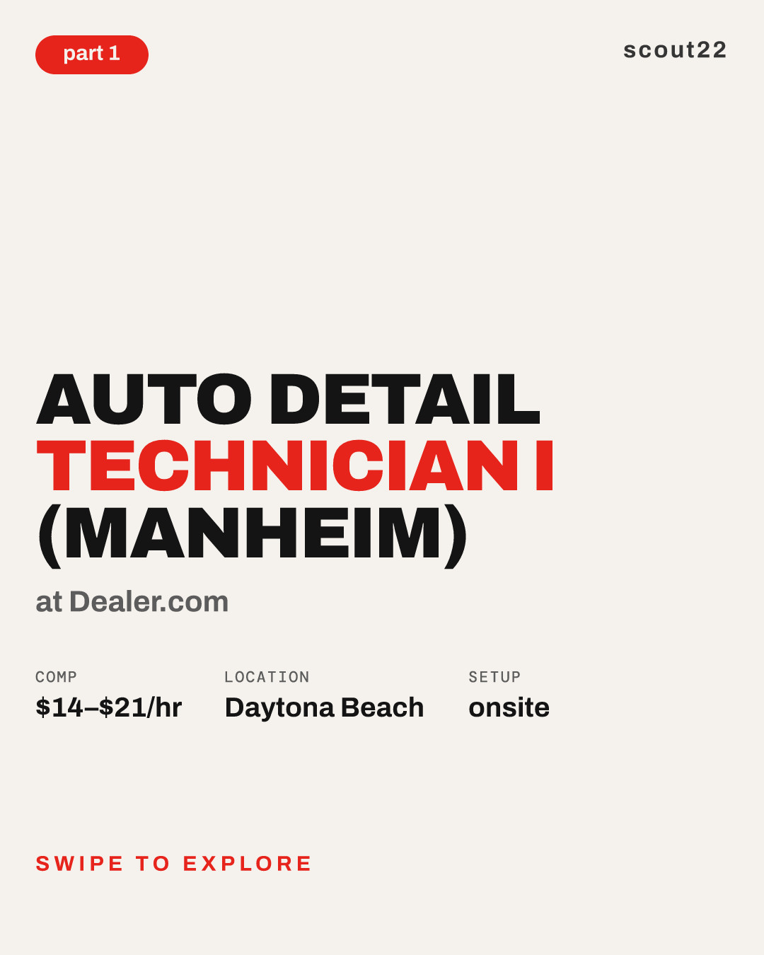 Auto Detail Technician I (Manheim) at Dealer.com