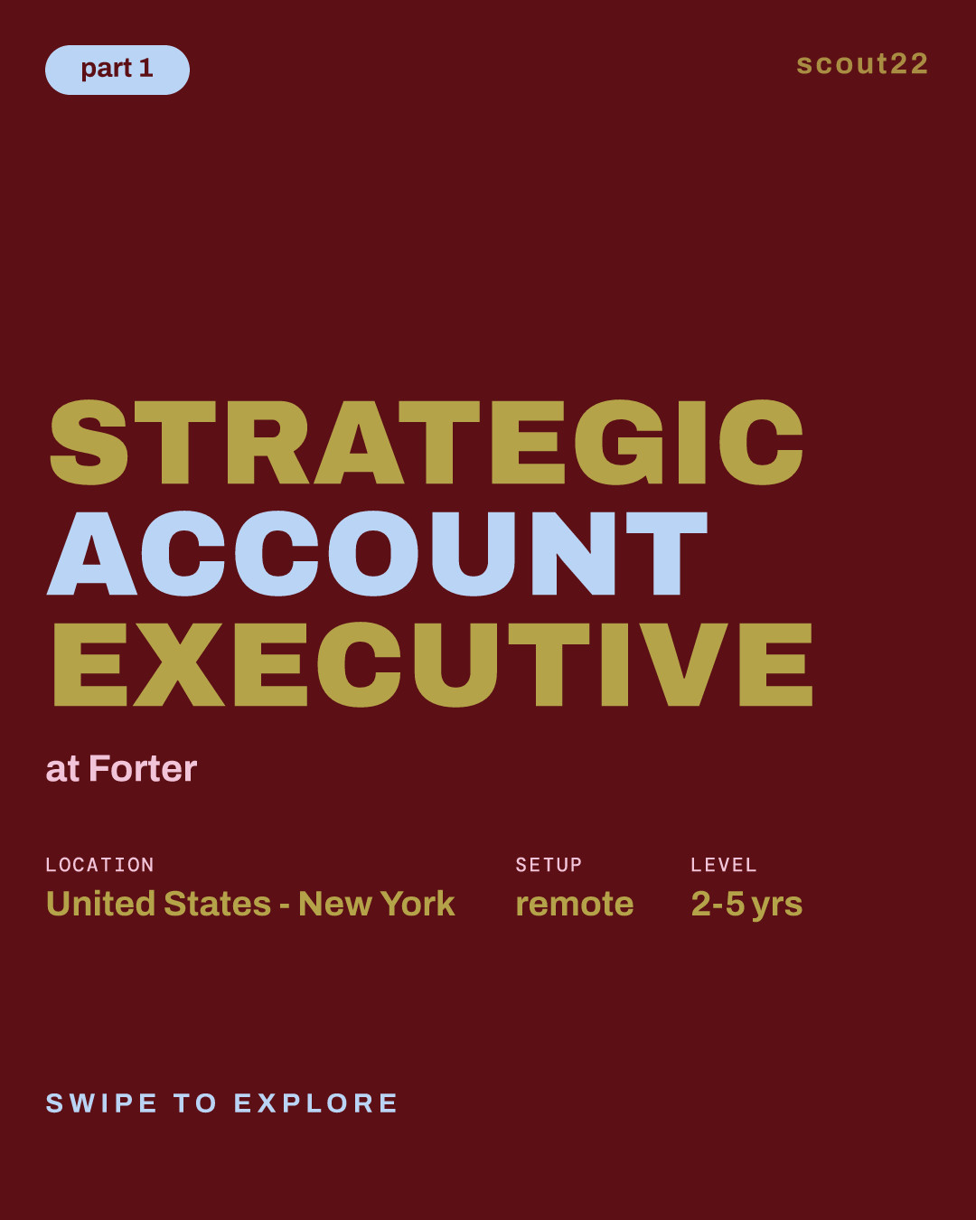 Strategic Account Executive at Forter