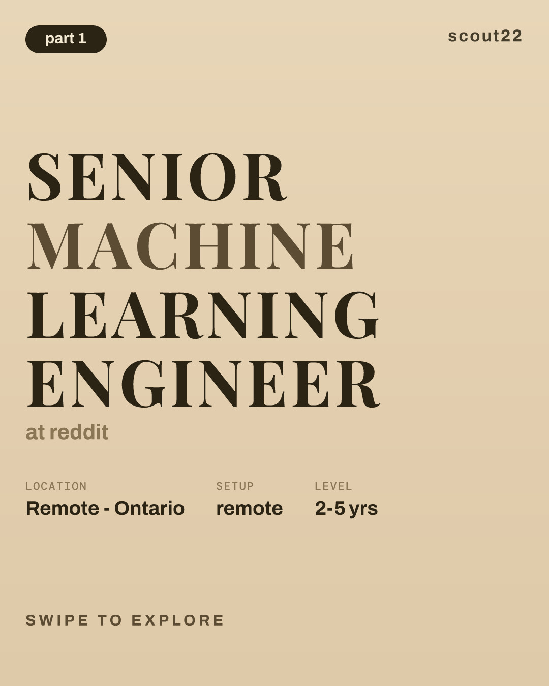 Senior Machine Learning Engineer at reddit