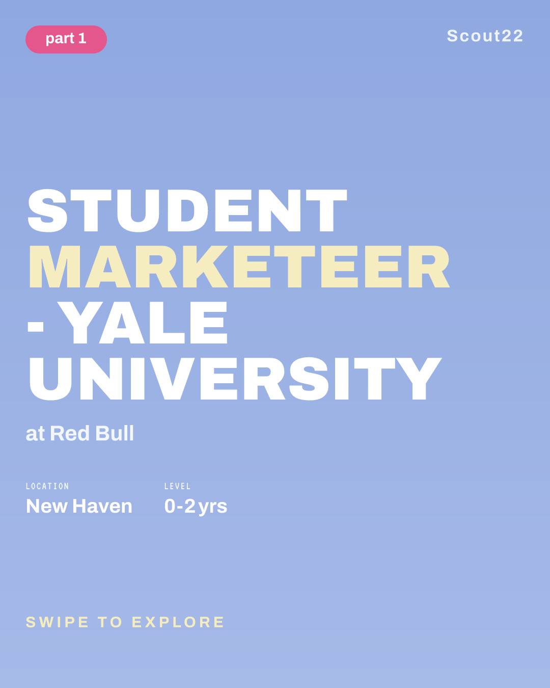 Student Marketeer - Yale University at Red Bull