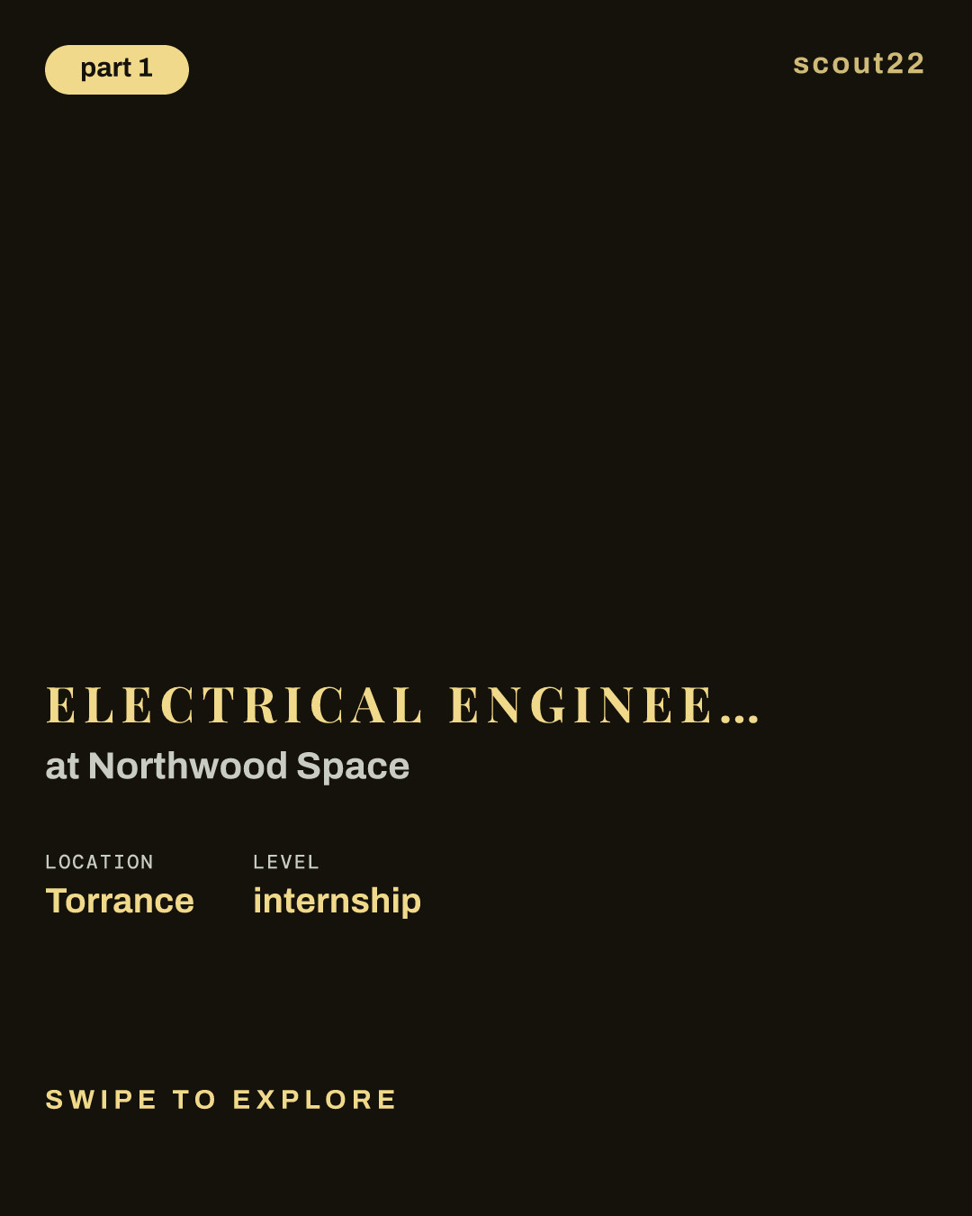 Electrical Engineering Intern (2027 Summer Internship) at Northwood Space
